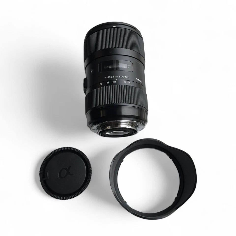 Lente artística Sigma 18-35 mm f/1,8 DC HSM para Sony A Mount APS-C DSLR A68, A77, A58 Foto 2 de 4