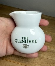 The Glenlivet Whisky Water Jug Ceramic Mini Pitcher Vintage Marque Pub Scotch