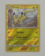 Pikachu 40/147 Common Reverse Holo Card SM - Burning Shadows Pokemon TCG NM on eBay