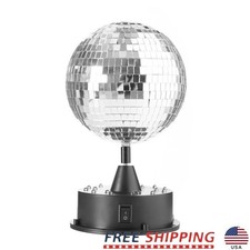 Rotating Mirror Disco Ball Light LED Color Changing Party Lamp Dance Effects New