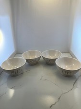 Set of 4- Rae Dunn Artisan Collection Cereal Bowls 