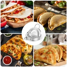 Palksky Stainless Steel Tortilla Crimper Sealer 6 Inch Tortillada Maker Presss