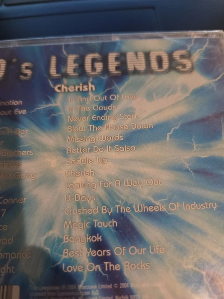 CD 1401 - Totally 80's Legends - Various Artists - CD Sealed - Cherish Foto 3 de 3