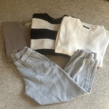 Lot Of 4 Brandy Melville /John Galt  2 Sweaters, 1 Sweatshirt, 1-Sweatpant