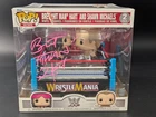 Bret Hart Signed " Hit Man " WWE Wrestling Wrestlemania 2-Pack Funko AUTO JSA