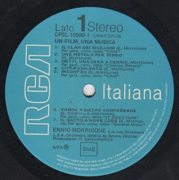 Ennio Morricone - Un Film Una Musica - Le Colonne Sonore Originali (2xLP) (Near - Image 2 of 4