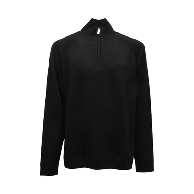 M7169 MAGLIONE UOMO PAOLO PECORA MAN HALF ZIP WOOL SWEATER
