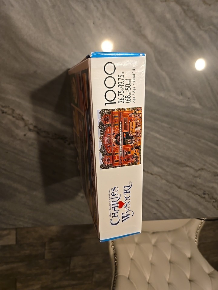 Puzzle Buffalo Games 1000 Pezzi: Dr. Bonkley's Family Di Charles Wysocki (nuovo)