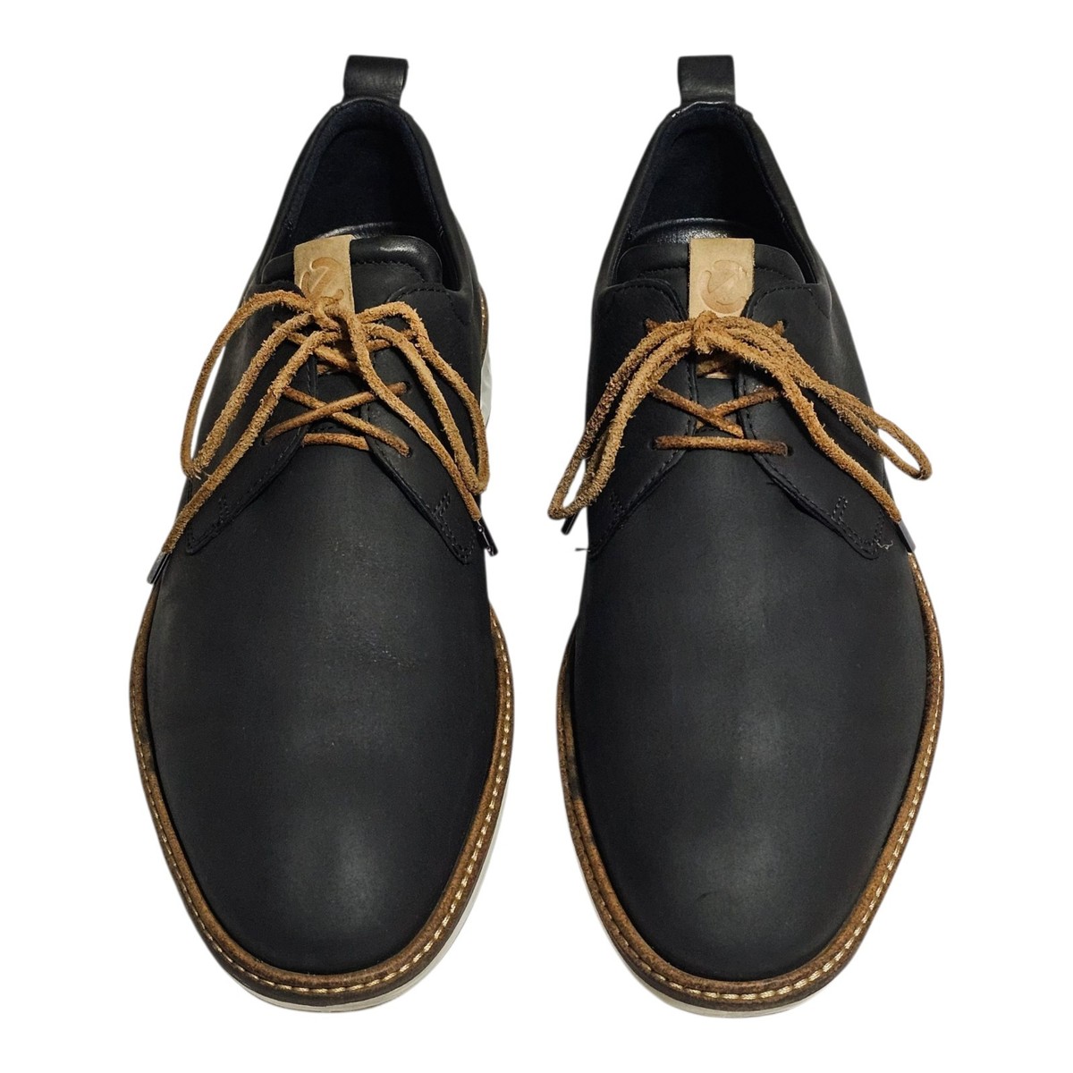 Ecco ST.1 Hybrid Black Leather Mens 11 Oxford Shoes EU 45  display picture 1