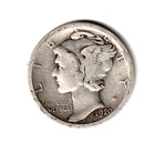 1920 S mercury dime better grade