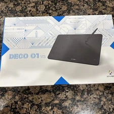 XP-Pen Deco 01 V2 8192 10x6.25 Art Graphics Drawing Tablet Digital Pen 8 NEW