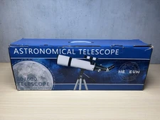 Hexeum Astronomical Telescope 80/600mm Black - New Open Box