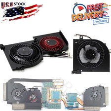 OEM New CPU GPU Cooling Fan fit MSI GS65 Stealth GS65VR MS-16Q1 Q2 Q3 Q4 USA