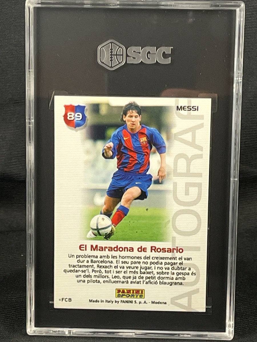 メッシ　カード　ルーキー　バルセロナ0405  panini メッシがパリSG入団！ ルーキーカードは相変わらずの高額落札
