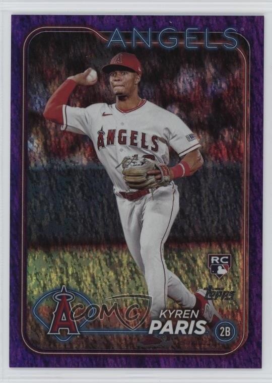 2024 Topps Series 2 Purple Foil 745/799 Kyren Paris #549 0f57