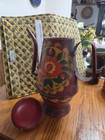 Decorative Metal Tea Kettle Painted Vintage — photo 5