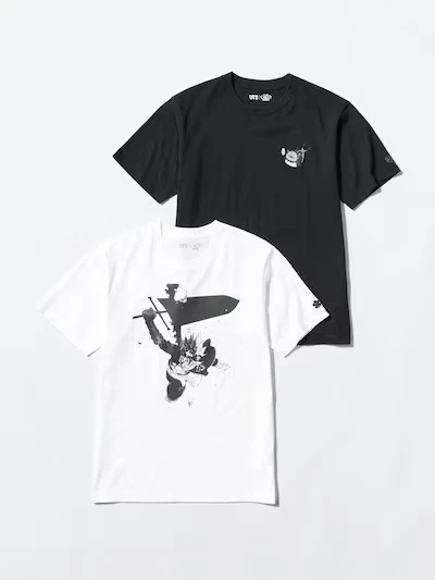 T-shirt graphique UNIQLO trèfle noir Shueisha 100e manga UT Asta Anime Japan Tee - Photo 1/1