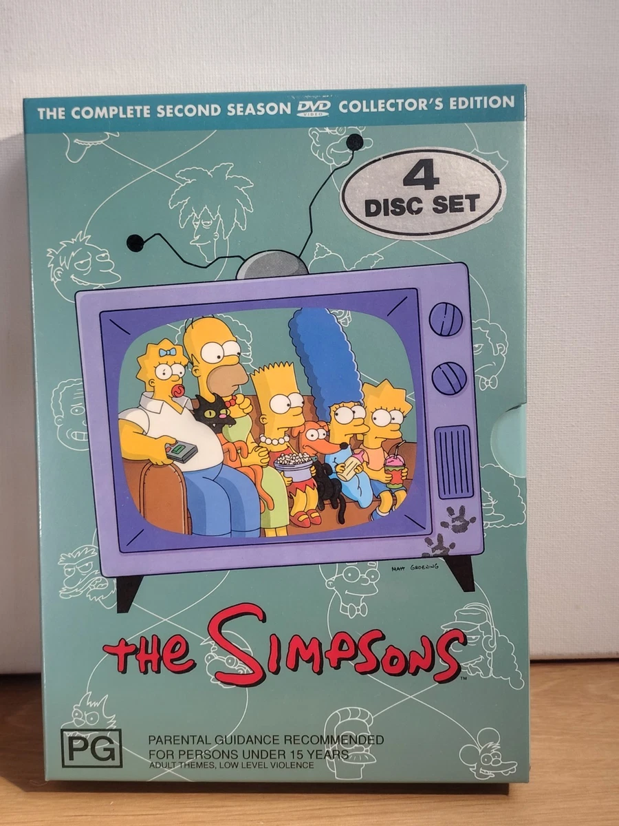 Simpsons, the : Season 2 | Boxset (DVD, 1990)- Region 4 - Free Tracked Postage