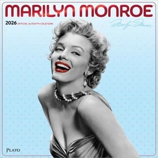 Marilyn Monroe OFFICIAL | 2026 12x24" (Hanging) Monthly Square Wall Calendar