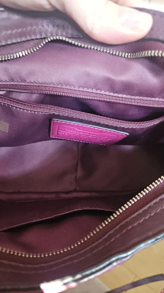 Coach Park Quilted Leather & Suede Mini Tote / Crossbody  Style F49865 - image 4 of 4