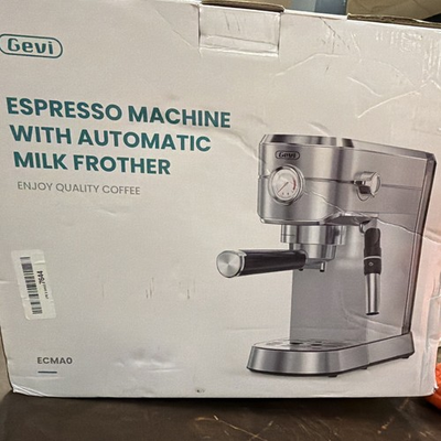 #ad Gevi ECMA0 Espresso Machine Auto Milk Frother Pressure Gauge 1350W 120V $89.73