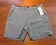 Hurley Mens Phantom Heather Walk Short Inseam 7" Size 34