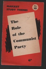 Marxist Study Themes the Role of the Communis...
