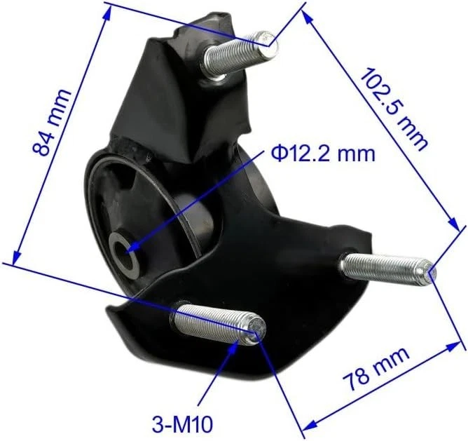 4PCS Engine Motor & Trans Mount Set Compatible with Toyota Corolla 1.6L / Geo... - Image 3 of 4