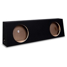 Dual 12" Subwoofer Regular Standard Cab Truck Sub Box Enclosure Speaker Audio