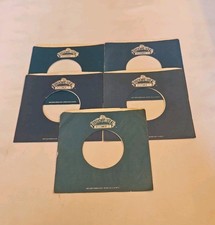 45 RPM 7" RECORD SLEEVES CO. SLEEVE 5 PACK SEE PHOTO Boardwalk Records SLV380