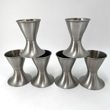 Solo Soda Fountain Paper Cone Holders x6  Stainless 50s Diner Atomic Mid Century