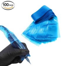 100 St&uuml;ck Pro Einweg Tattoo Maschine Clip Cord &Auml;rmeln Abdeckung Taschen