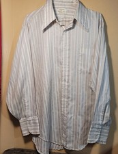 VTG ARROW KENT Button Sleeve 16.5-33 LARGE 1970's RETRO Lounge Office