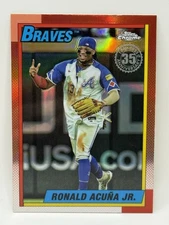 2025 Topps Chrome 35th Anniversary Ronald Acuna Jr #90CB-2 Braves