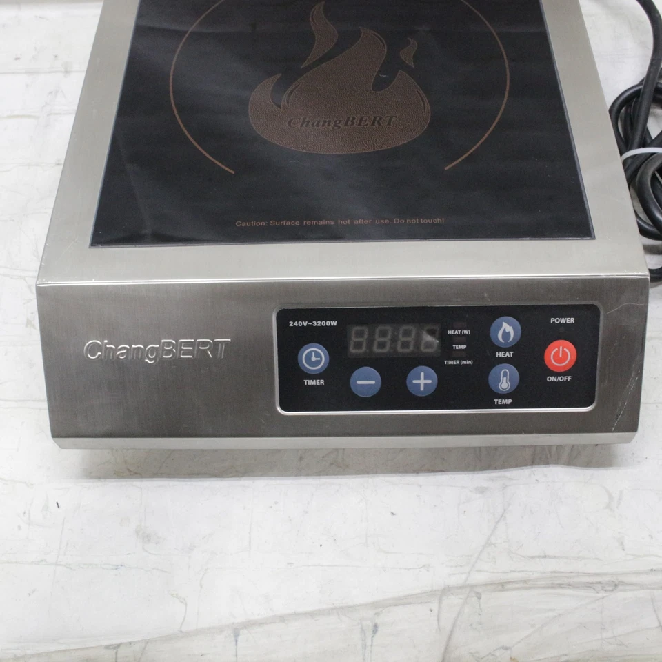 Placa de inducción comercial Changbert 3200w 240V F-IH-02SS Foto 2 de 4