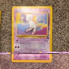 Pokemon TCG Mew Holo 151/ 50 HP Basic Psychic WotC English Ken Sugimori