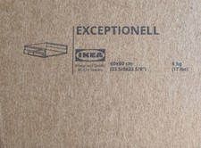 IKEA Exceptionell Metod 60 x 60 cm mittel Vollauszug Schublade weiß 804.478.22