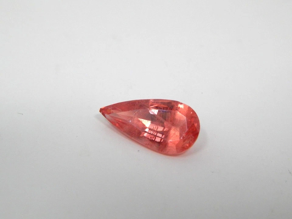 Rare Transparent Gem Rhodochrosite Pear AGL Certified Collector Stone Pink 4.92c - Image 2 of 4