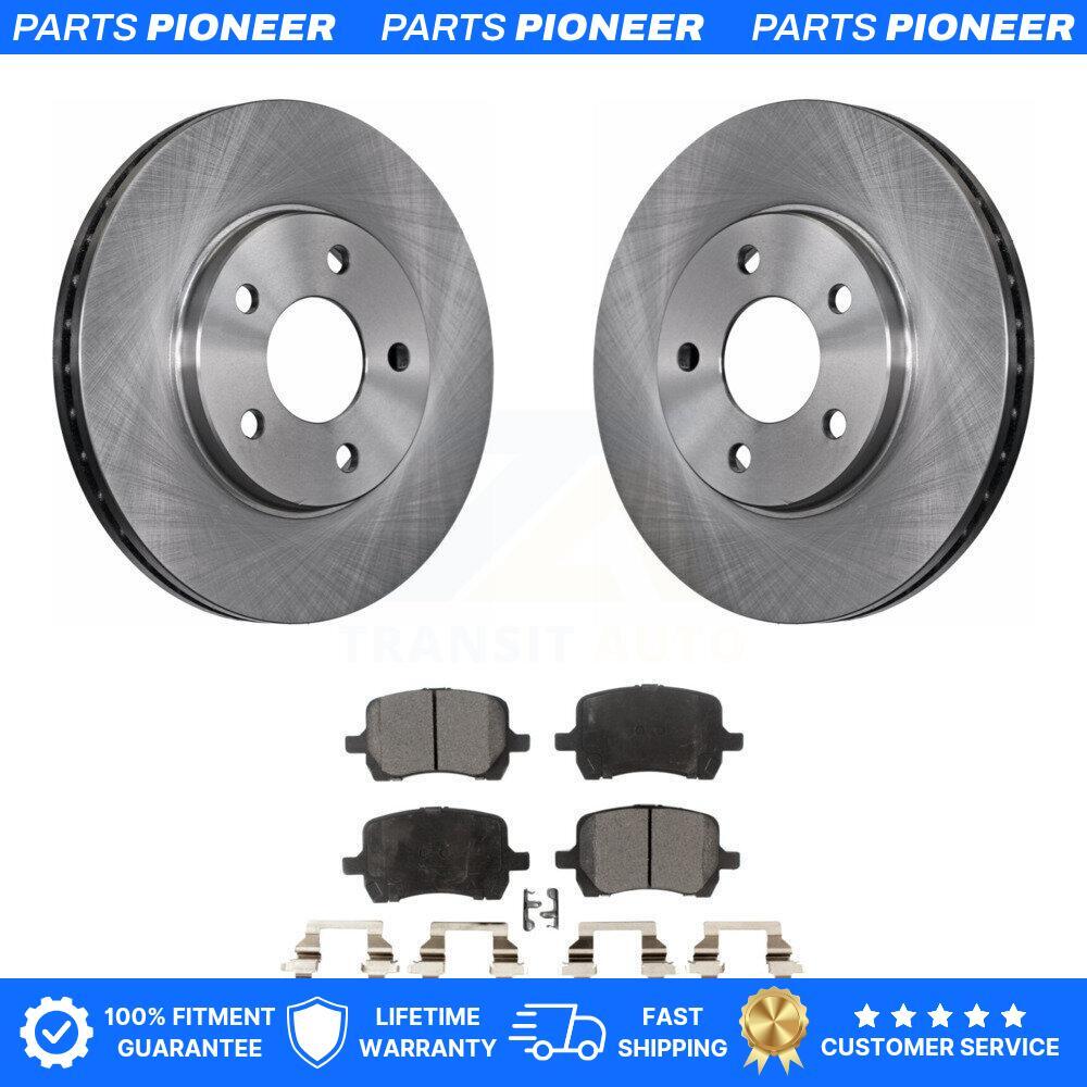 A-Premium 11.65 In (296mm) Front Vented Disc Brake Rotors Compatible With Chevy, Pontiac And - Foto 11