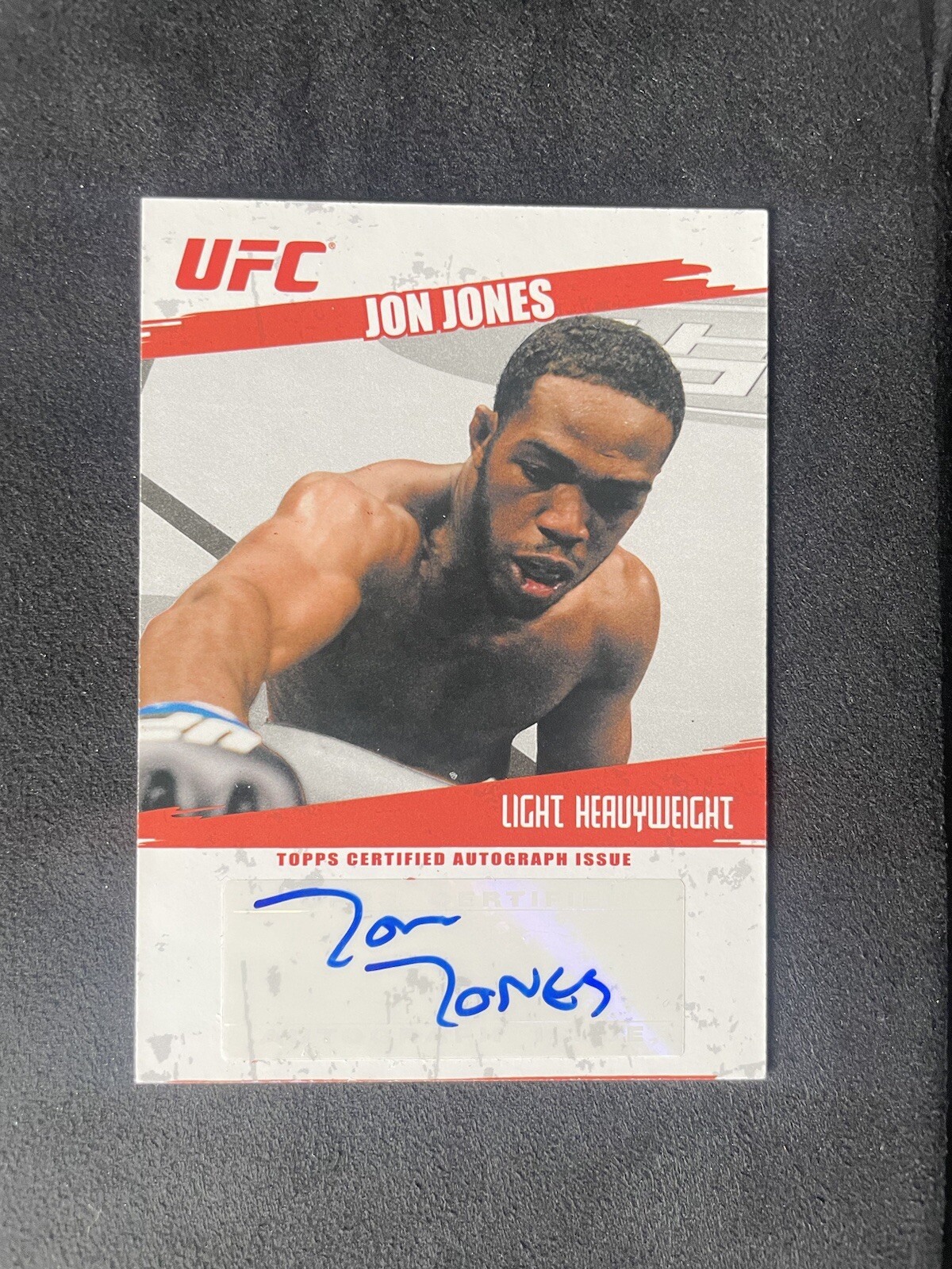 2009 Topps UFC Round 2 Jon Jones Rookie Autograph RC #FA-JJ