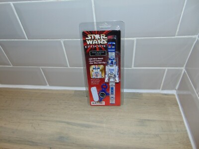 Star Wars Episode 1 WatchIt ''Light and Sound'' R2-D2 Digitaluhr *Neu + Versiegelt*
