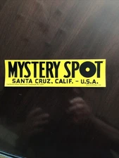 Mystery Spot Santa Cruz California Sticker