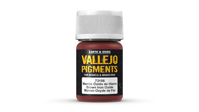 (363,33 /1l) Vallejo 30ml Pigments Brown Iron Oxide  73108