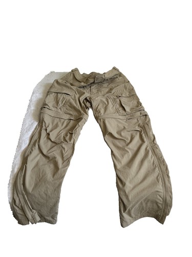 Pantalon REI Convertible Homme Taille 30L Vert - Cargo Zip Off Randonnée - Occasion