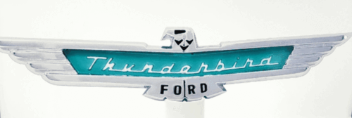 "Ford Thunderbird 1957 emblema insignia acero resistente letrero de metal - 20"" X 4" - Imagen 4 de 7