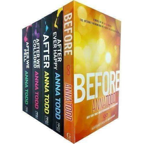 Anna Todd Before And After Series 5 Books Set Collection, After, Aft | Anna Todd
