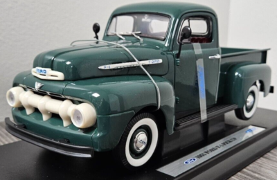 1951 Green Ford F1 Pickup Welly 9847W 1/18 Scale | eBay