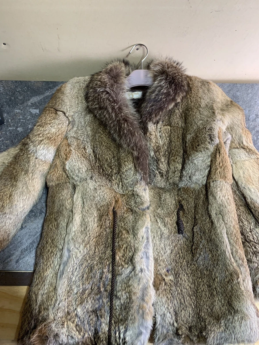 Saint laurent shop fox fur coat