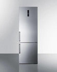Summit 24" Stainless Steel Counter Depth Bottom Freezer Refrigerator - Ffbf249Ss