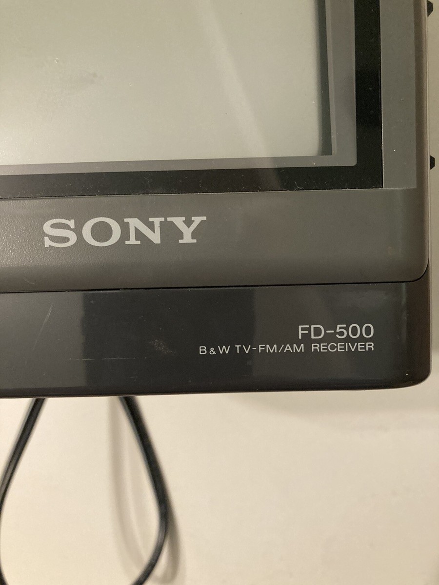 Vintage 1989 Sony Mega Watchman FD-500 TV FM/AM | eBay